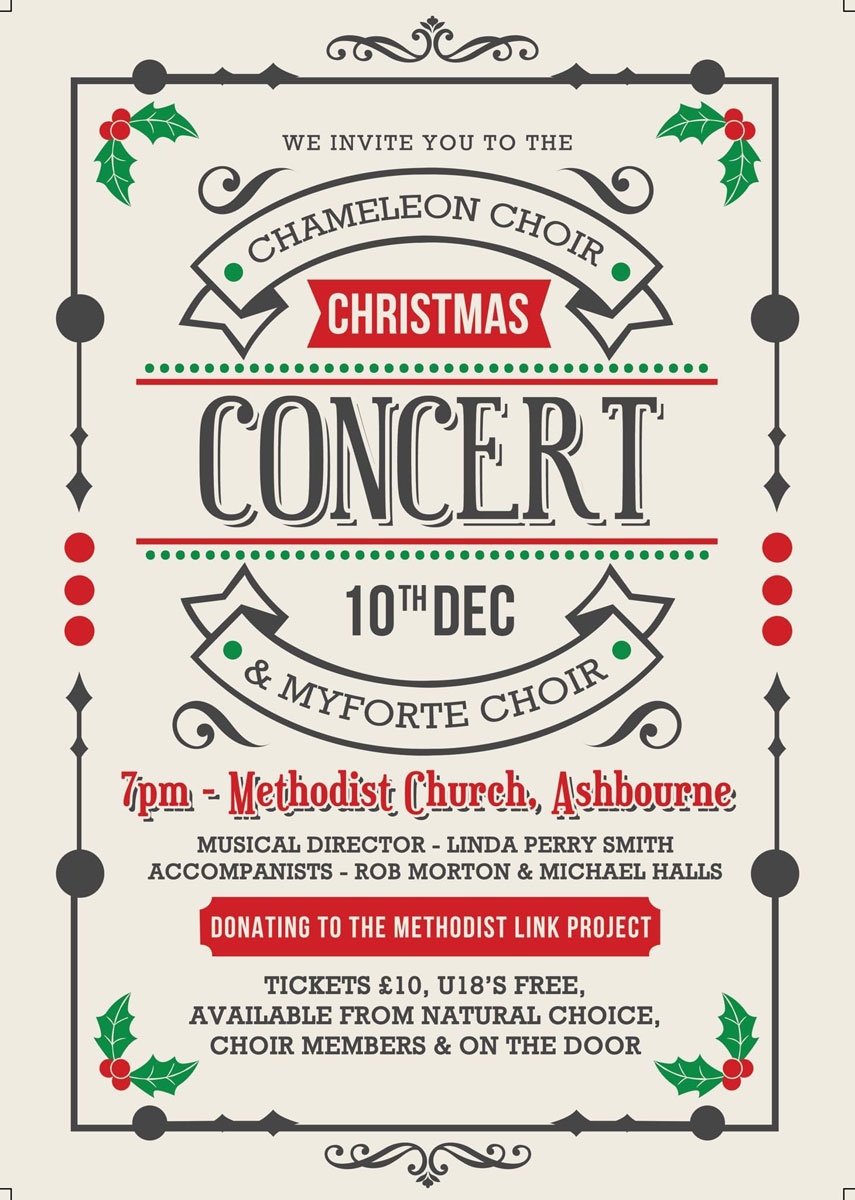 christmas concert poster